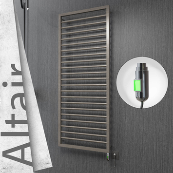 Radiva - Altair Elektrikli Paslanmaz Çelik Havlupan 600x1600 Satin Polisaj (On/Off Düğmeli) 600W