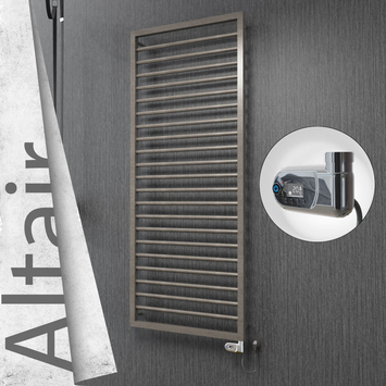 Radiva - Altair Elektrikli Paslanmaz Çelik Havlupan 600x1600 Satin Polisaj (Thesis Termostat) 600W