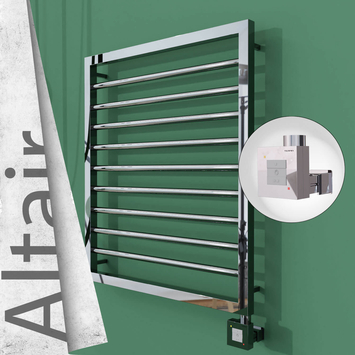 Radiva - Altair Elektrikli Paslanmaz Çelik Havlupan 600x760 Ayna Polisaj (KTX1 Termostat) 300W