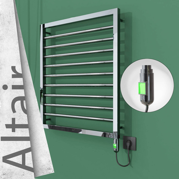 Radiva - Altair Elektrikli Paslanmaz Çelik Havlupan 600x760 Ayna Polisaj (On/Off Düğmeli) 300W