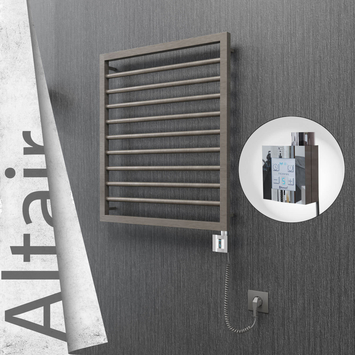 Radiva - Altair Elektrikli Paslanmaz Çelik Havlupan 600x760 Satin Polisaj (KTX4 Termostat) 300W Spiral Kablolu