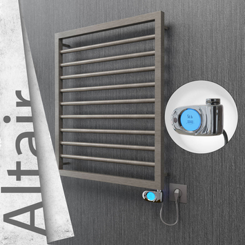 Radiva - Altair Elektrikli Paslanmaz Çelik Havlupan 600x760 Satin Polisaj (Musa Termostat) 300W