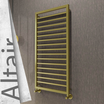 Radiva - Altair Paslanmaz Çelik Havlupan 500x1180 Satine Altın