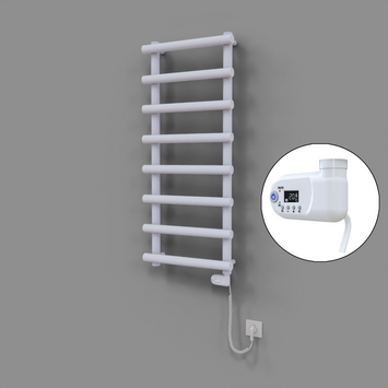 Radiva - Amazon Dekoratif Elektrikli Havlupan 500x1150 Beyaz (Thesis Termostat) 600W