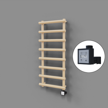 Radiva - Amazon Dekoratif Elektrikli Havlupan 500x1150 Kapuçino (KTX3 Termostat) 600W