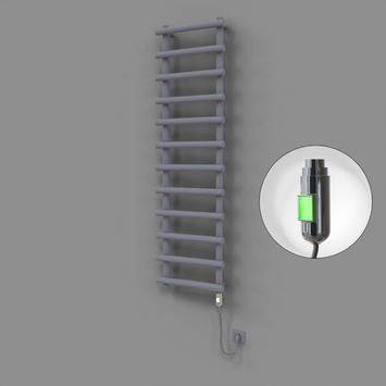 Radiva - Amazon Dekoratif Elektrikli Havlupan 500x1750 Gri (On/Off Düğmeli) 900W