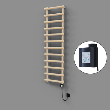 Radiva - Amazon Dekoratif Elektrikli Havlupan 500x1750 Kapuçino (KTX4 Termostat) 1000W Spiral Kablolu