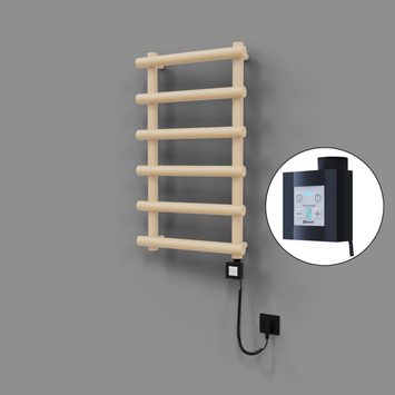 Radiva - Amazon Dekoratif Elektrikli Havlupan 500x850 Kapuçino (KTX4 Termostat) 300W Spiral Kablolu