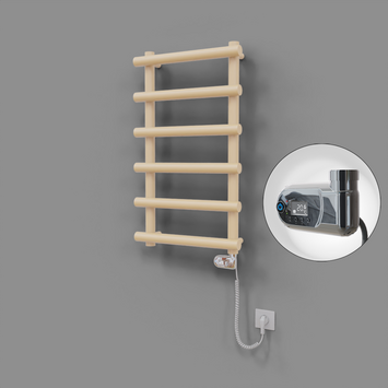 Radiva - Amazon Dekoratif Elektrikli Havlupan 500x850 Kapuçino (Thesis Termostat) 300W