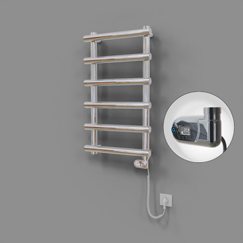 Radiva - Amazon Dekoratif Elektrikli Havlupan 500x850 Krom (Thesis Termostat) 200W