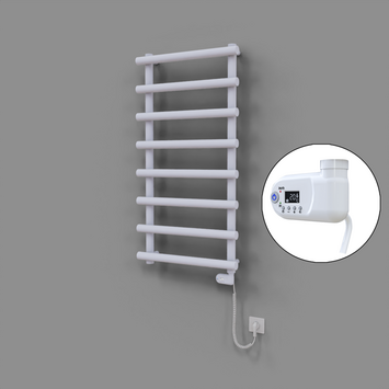 Radiva - Amazon Dekoratif Elektrikli Havlupan 600x1150 Beyaz (Thesis Termostat) 600W