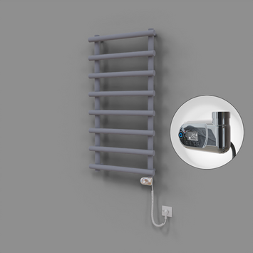 Radiva - Amazon Dekoratif Elektrikli Havlupan 600x1150 Gri (Thesis Termostat) 600W