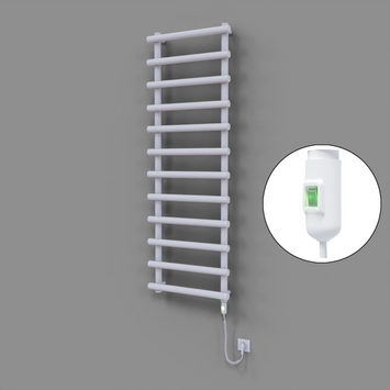 Radiva - Amazon Dekoratif Elektrikli Havlupan 600x1750 Beyaz (On/Off Düğmeli) 900W