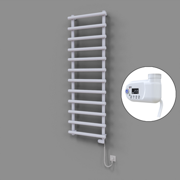 Radiva - Amazon Dekoratif Elektrikli Havlupan 600x1750 Beyaz (Thesis Termostat) 900W