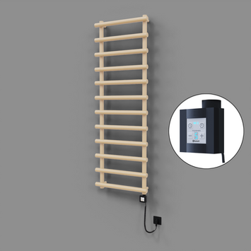 Radiva - Amazon Dekoratif Elektrikli Havlupan 600x1750 Kapuçino (KTX4 Termostat) 1000W Spiral Kablolu