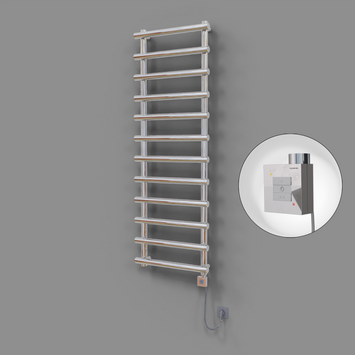 - Amazon Dekoratif Elektrikli Havlupan 600x1750 Krom (KTX1 Termostat) 600W Spiral Kablolu  - Amazon Dekoratif Elektrikli Havlupan 600x1750 Krom (KTX1 Termostat) 600W Spiral Kablolu