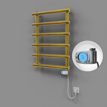 - Amazon Dekoratif Elektrikli Havlupan 600x850 Altın (Musa Termostat) 200W  - Amazon Dekoratif Elektrikli Havlupan 600x850 Altın (Musa Termostat) 200W