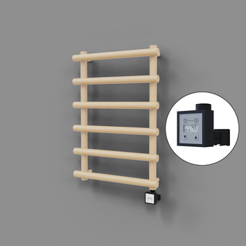 Radiva - Amazon Dekoratif Elektrikli Havlupan 600x850 Kapuçino (KTX3 Termostat) 300W