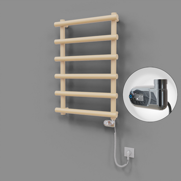 Radiva - Amazon Dekoratif Elektrikli Havlupan 600x850 Kapuçino (Thesis Termostat) 300W