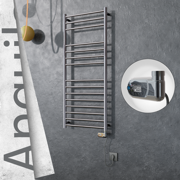  - ANGUILA Elektrikli Paslanmaz Çelik Havlupan 500x1210 Ayna Polisaj (Thesis Termostat) 200W