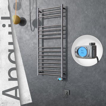 - ANGUILA Elektrikli Paslanmaz Çelik Havlupan 500x1210 Satine Altın (Musa Termostat) 200W  - ANGUILA Elektrikli Paslanmaz Çelik Havlupan 500x1210 Satine Altın (Musa Termostat) 200W