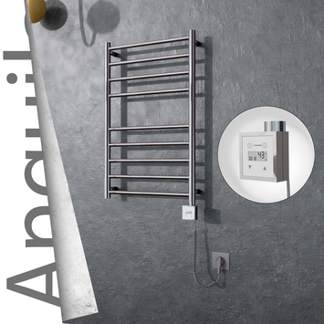 - ANGUILA Elektrikli Paslanmaz Çelik Havlupan 500x790 Ayna Polisaj (KTX3 Termostat) 200W Spiral Kablolu  - ANGUILA Elektrikli Paslanmaz Çelik Havlupan 500x790 Ayna Polisaj (KTX3 Termostat) 200W Spiral Kablolu