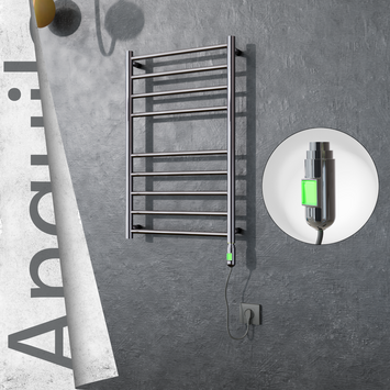 - ANGUILA Elektrikli Paslanmaz Çelik Havlupan 500x790 Ayna Polisaj (On/Off Düğmeli) 200W  - ANGUILA Elektrikli Paslanmaz Çelik Havlupan 500x790 Ayna Polisaj (On/Off Düğmeli) 200W