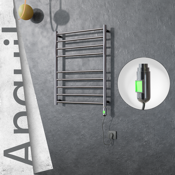 - ANGUILA Elektrikli Paslanmaz Çelik Havlupan 600x790 Ayna Polisaj (On/Off Düğmeli) 200W  - ANGUILA Elektrikli Paslanmaz Çelik Havlupan 600x790 Ayna Polisaj (On/Off Düğmeli) 200W