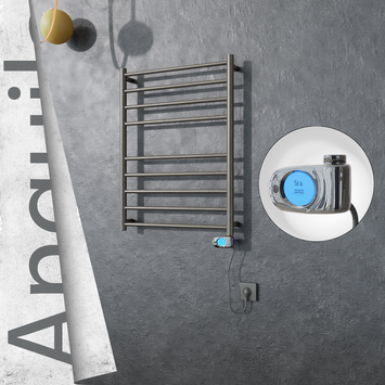 - ANGUILA Elektrikli Paslanmaz Çelik Havlupan 600x790 Satin Polisaj (Musa Termostat) 200W  - ANGUILA Elektrikli Paslanmaz Çelik Havlupan 600x790 Satin Polisaj (Musa Termostat) 200W