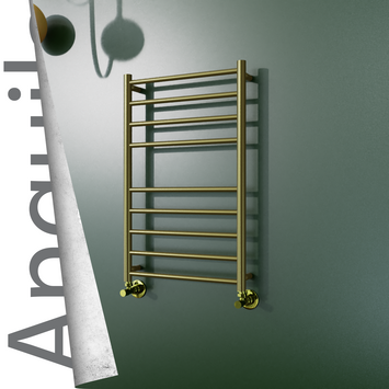 - ANGUILA Paslanmaz Çelik Havlupan 500x790 Satine Altın  - ANGUILA Paslanmaz Çelik Havlupan 500x790 Satine Altın