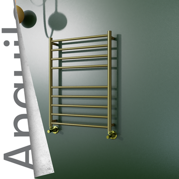 - ANGUILA Paslanmaz Çelik Havlupan 600x790 Satine Altın  - ANGUILA Paslanmaz Çelik Havlupan 600x790 Satine Altın