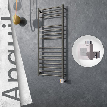 Radiva - Angulia Elektrikli Paslanmaz Çelik Havlupan 500x1210 Satin Polisaj (KTX1 Termostat) 200W