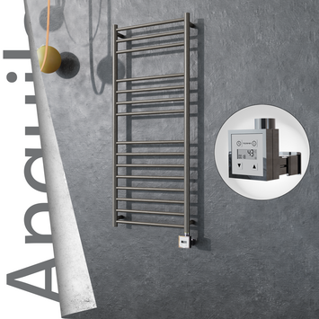Radiva - Angulia Elektrikli Paslanmaz Çelik Havlupan 500x1210 Satin Polisaj (KTX3 Termostat) 200W