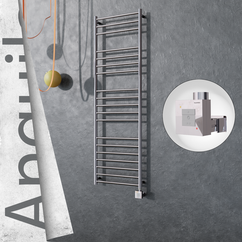 Angulia Elektrikli Paslanmaz Çelik Havlupan 500x1630 Ayna Polisaj (KTX1 Termostat) 300W