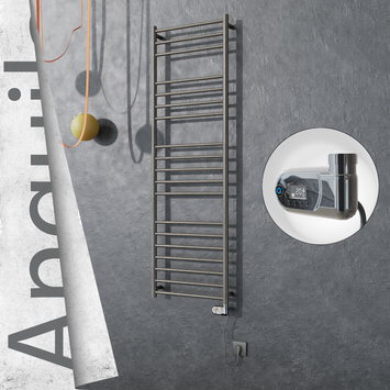 Radiva - Angulia Elektrikli Paslanmaz Çelik Havlupan 500x1630 Satin Polisaj (Thesis Termostat) 300W
