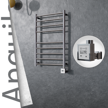 Radiva - Angulia Elektrikli Paslanmaz Çelik Havlupan 500x790 Ayna Polisaj (KTX3 Termostat) 200W