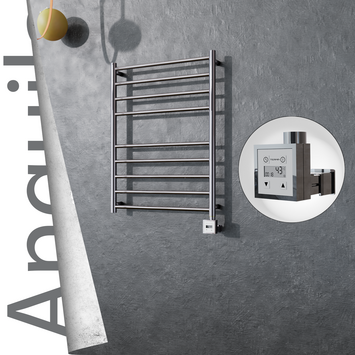 Radiva - Angulia Elektrikli Paslanmaz Çelik Havlupan 600x790 Ayna Polisaj (KTX3 Termostat) 200W