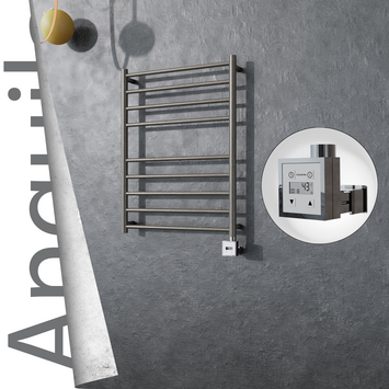 Radiva - Angulia Elektrikli Paslanmaz Çelik Havlupan 600x790 Satin Polisaj (KTX3 Termostat) 200W