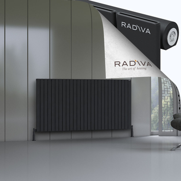 Radiva - Arno Aluminium Radiator 1000x1994 Black