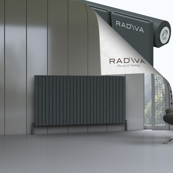 Radiva - Arno Aluminium Radiator 1000x1994 Dark Anthracite