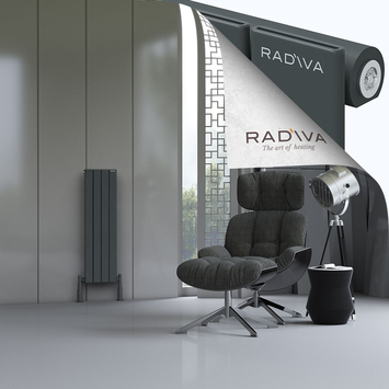 Radiva - Arno Aluminium Radiator 1000x292 Dark Anthracite