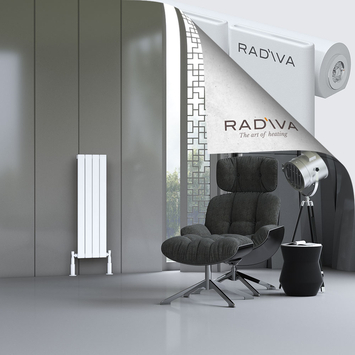 Radiva - Arno Aluminium Radiator 1000x292 White