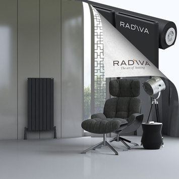Radiva - Arno Aluminium Radiator 1000x514 Black