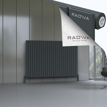 Radiva - Arno Aluminium Radiator 1200x1846 Dark Anthracite