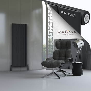 Radiva - Arno Aluminium Radiator 1600x588 Black