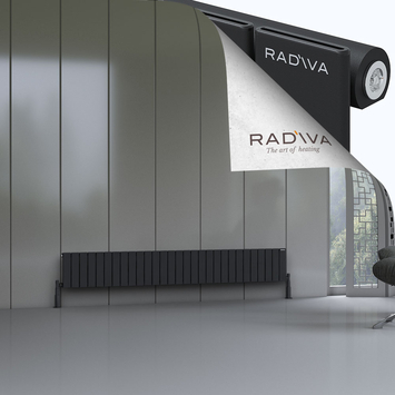 Radiva - Arno Aluminium Radiator 300x2142 Black