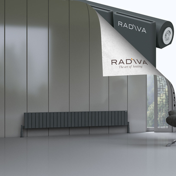 Radiva - Arno Aluminium Radiator 300x2216 Dark Anthracite