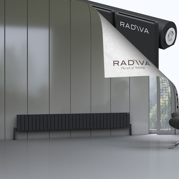 Radiva - Arno Aluminium Radiator 300x2364 Black
