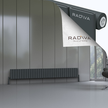 Radiva - Arno Aluminium Radiator 300x2364 Dark Anthracite