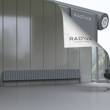 Radiva - Arno Aluminium Radiator 300x2586 Anthracite